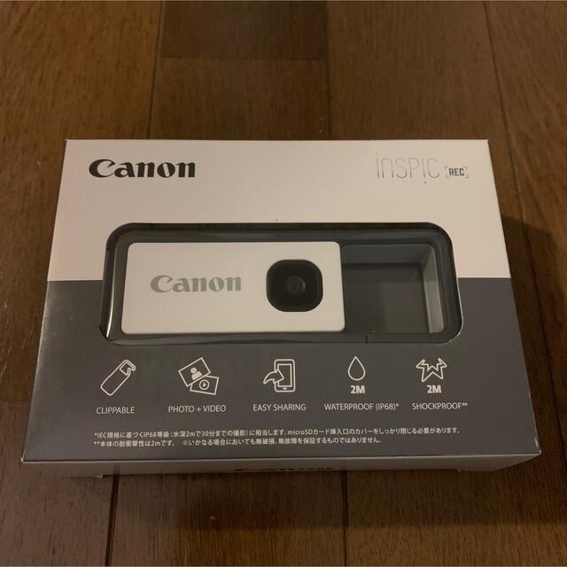 新品 Canon FV100GY アクションカメラ iNSPiC REC グレースマホ/家電/カメラ