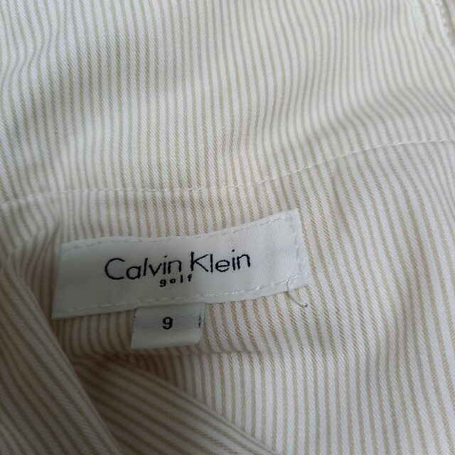 美品》CALVIN KLEIN ゴルフウエア レディース 半袖 スカート M