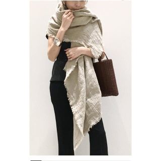 アパルトモンドゥーズィエムクラス(L'Appartement DEUXIEME CLASSE)のゆりママ専用。MAISON DE VACANCES linen stole (ストール/パシュミナ)