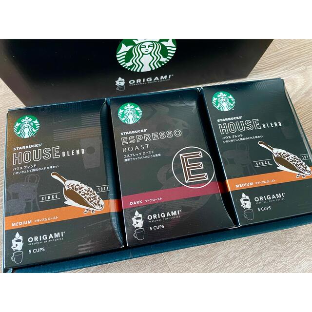 Starbucks Coffee(スターバックスコーヒー)のスターバックス オリガミ パーソナルドリップ コーヒー ギフト SB-10S 食品/飲料/酒の飲料(コーヒー)の商品写真