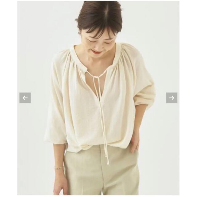 Plage(プラージュ)のPlage  新品★ lip gather ブラウス  ★ レディースのトップス(シャツ/ブラウス(長袖/七分))の商品写真