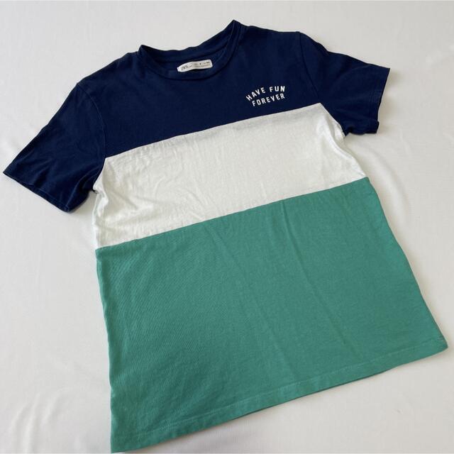 ZARA KIDS(ザラキッズ)のZARA 半袖Tシャツ　134 キッズ/ベビー/マタニティのキッズ服男の子用(90cm~)(Tシャツ/カットソー)の商品写真