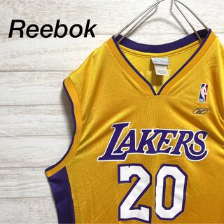 リーボック(Reebok)のNBA LAKERS ユニフォーム ゲイリー・ペイトン 背番号20(バスケットボール)