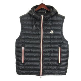 モンクレール(MONCLER)のモンクレール MONCLER NAPLES ナイロン ダウンベスト 7 ブラック(ダウンベスト)