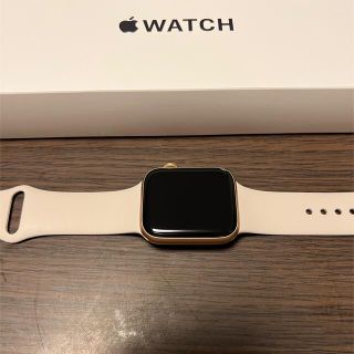 アップルウォッチ(Apple Watch)のなおちゃん様 Apple Watch SE 44mm ゴールドアルミ GPS(腕時計(デジタル))