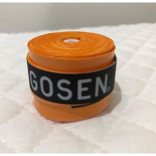 ゴーセン(GOSEN)のGOSEN グリップテープ 1個★迅速発送 オレンジ ゴーセン マイバチ色変更可(その他)