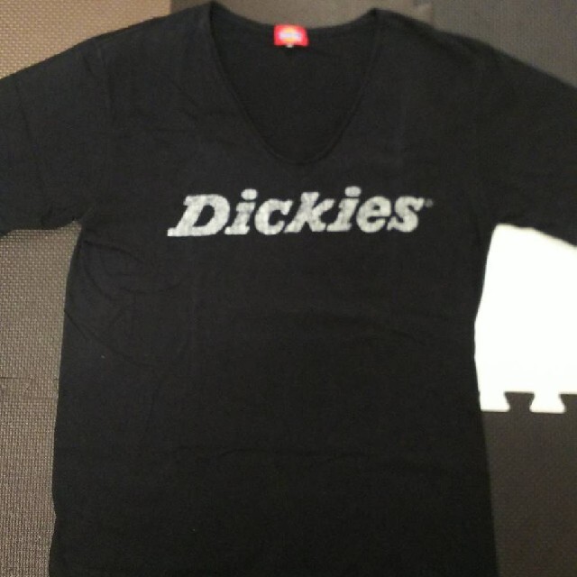 Dickies(ディッキーズ)の黒ブラックDickiesアンサンブル半袖Tシャツ綿100％重ね着Mサイズ メンズのトップス(Tシャツ/カットソー(半袖/袖なし))の商品写真