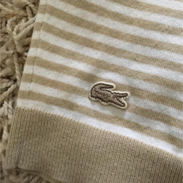 LACOSTE(ラコステ)のラコステ  ボーダーカーディガン　36　38-1 レディースのトップス(カーディガン)の商品写真