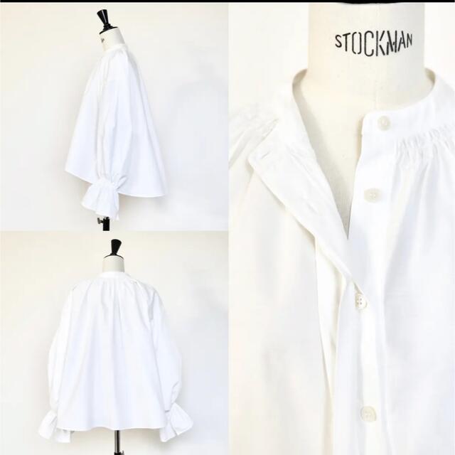 gypsohila ジプソフィア smoking blouse white - シャツ/ブラウス(長袖