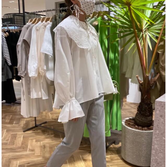 gypsohila ジプソフィア smoking blouse whiteの通販 by のりこ|ラクマ
