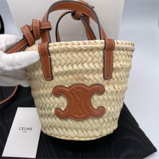 ロエベ(LOEWE)の新作 大人気 セリーヌ ミニカゴバック 籠バック ミニバック(かごバッグ/ストローバッグ)