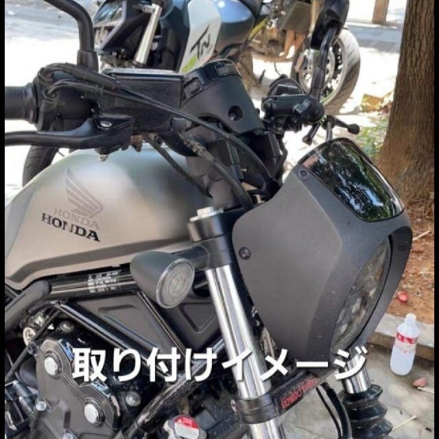 ホンダ(ホンダ)のレブル REBEL ハンドルバー ライザー ハンドル クランプ 35高18後 自動車/バイクのバイク(その他)の商品写真