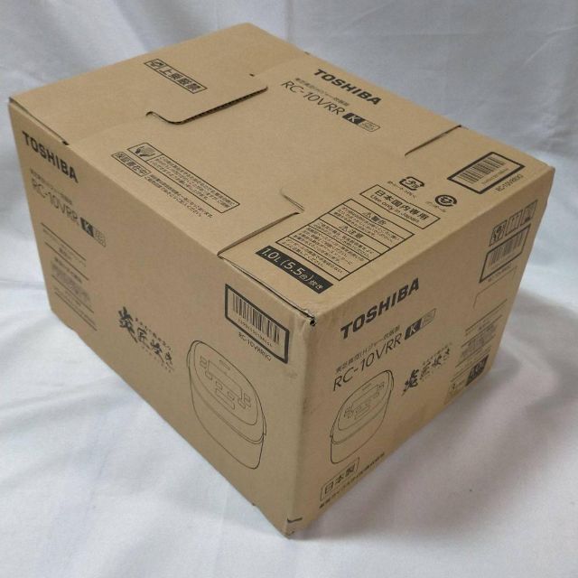 東芝 RC-10VRR-K 真空IH炊飯器 炎 匠炊き 5.5合【新品・未開封