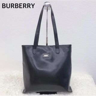 バーバリー(BURBERRY)のラスト一点　Burberry トートバッグ レザー チェック柄(トートバッグ)