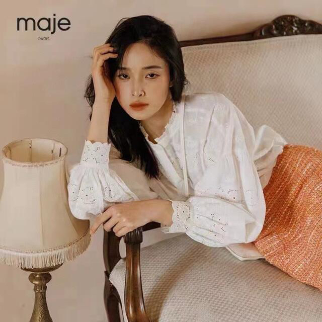 maje - ❤️maje2022新作 新品 白ブラウス 綺麗上品の通販 by kanay