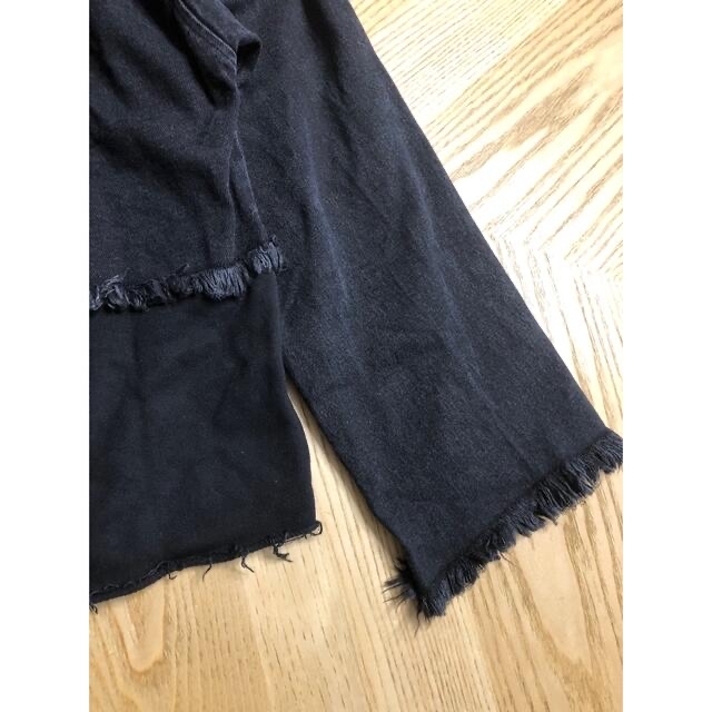 Ameri VINTAGE(アメリヴィンテージ)のDENIM SWEAT DOCKING TOP レディースのトップス(トレーナー/スウェット)の商品写真