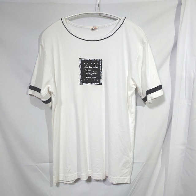 ellesse(エレッセ)のEllesse エレッセ ゴールドウイン Tシャツ ホワイト 半袖 白 ホワイト レディースのトップス(Tシャツ(半袖/袖なし))の商品写真
