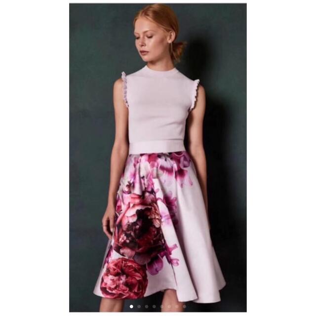 TED BAKER - ❤️ ☆【人気作】Ted Baker ピンク 花柄ワンピース 新品 ...