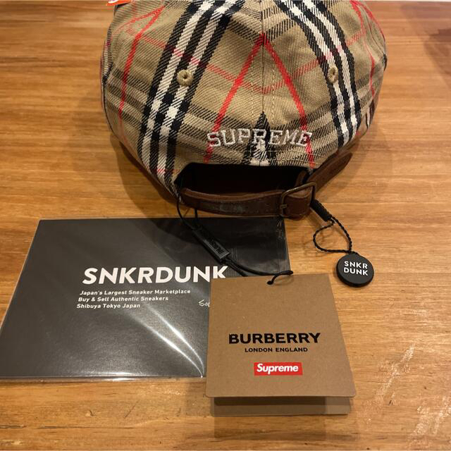 Supreme   Supreme Burberry Denim 6 Panel キャップの通販 by GREEN