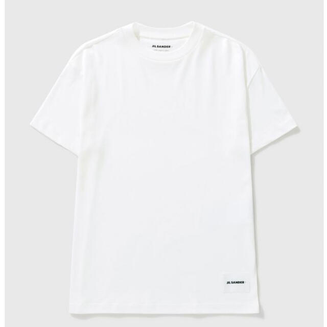 Jil Sander(ジルサンダー)のジルサンダー　JILSANDER  パックＴシャツ　サイズＬ１枚　ホワイト メンズのトップス(Tシャツ/カットソー(半袖/袖なし))の商品写真