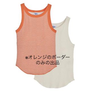 アメリヴィンテージ(Ameri VINTAGE)のAmeri VINTAGE ミラー コラボ タンクトップ オレンジ(タンクトップ)