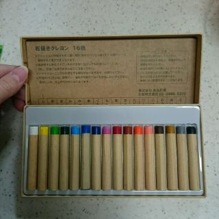 ムジルシリョウヒン(MUJI (無印良品))の無印良品☆布描きクレヨン　布用クレヨン(クレヨン/パステル)