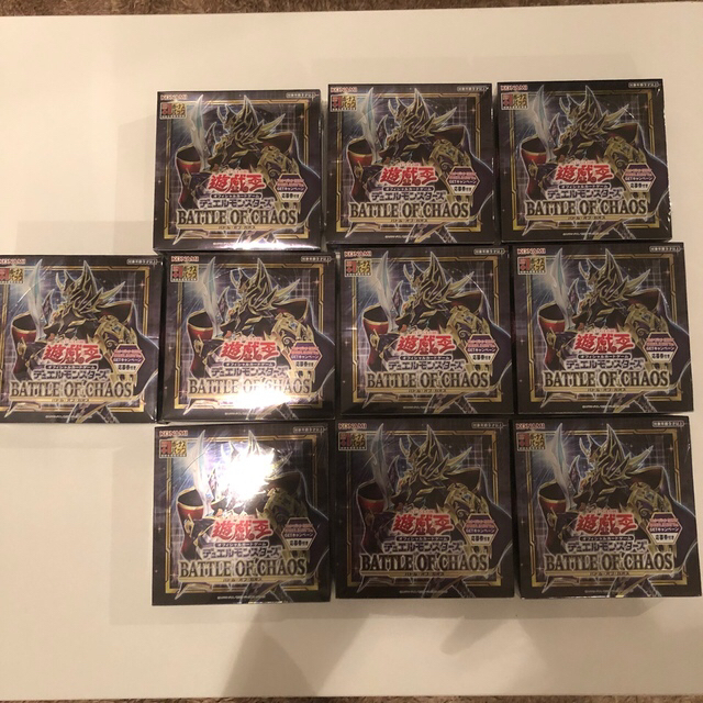 遊戯王　バトルオブカオス　初回生産限定版　シュリンク付き　10boxBox/デッキ/パック