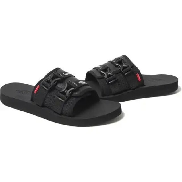 25 Supreme ノースフェイス Trekking Sandal Black