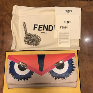 フェンディ(FENDI)のFENDI モンスター Bag Bugs コンチネンタルウォレット(財布)