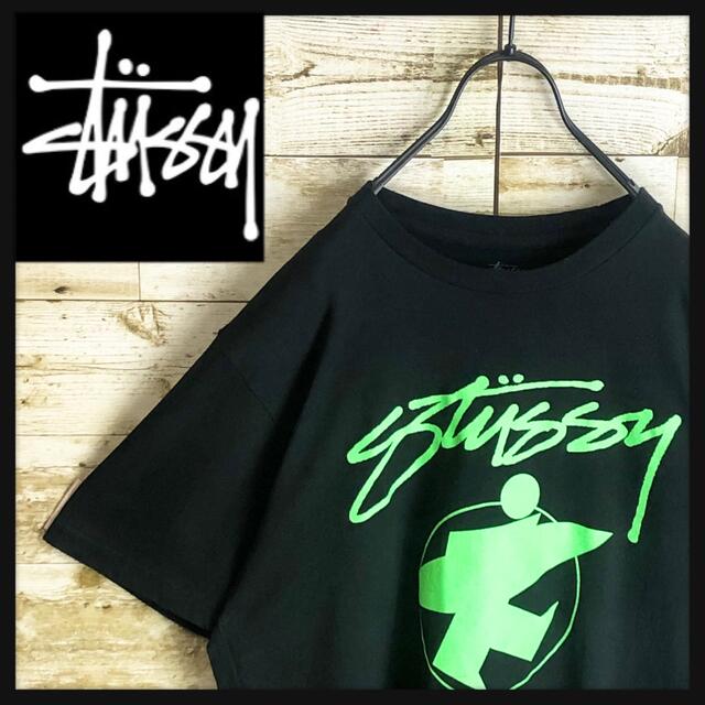 ステューシー☆STUSSY☆黒☆パーカー☆美品 - パーカー