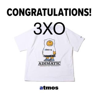 アトモス(atmos)のadidas atmos ADIMATIC Blue Tee(Tシャツ/カットソー(半袖/袖なし))