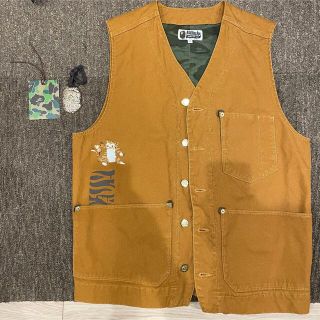 A BATHING APE シープスキン裏ボアベスト