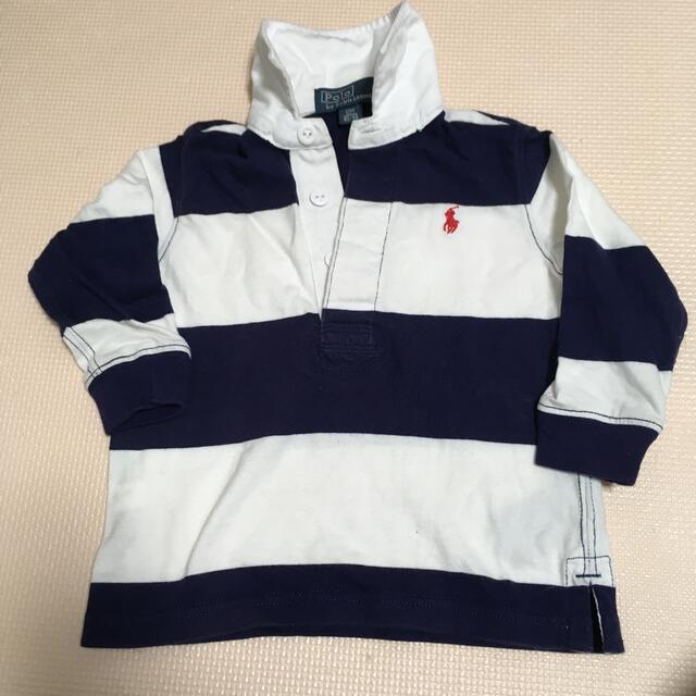 POLO RALPH LAUREN(ポロラルフローレン)のポロラルフローレン　長袖ポロシャツ キッズ/ベビー/マタニティのベビー服(~85cm)(シャツ/カットソー)の商品写真