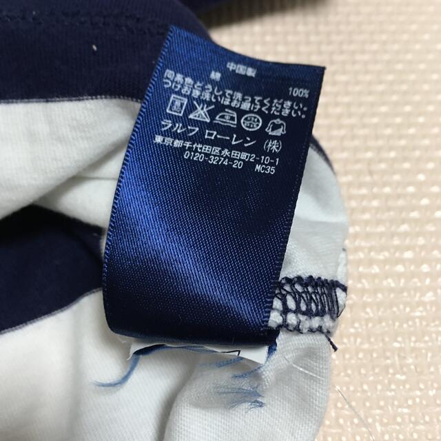 POLO RALPH LAUREN(ポロラルフローレン)のポロラルフローレン　長袖ポロシャツ キッズ/ベビー/マタニティのベビー服(~85cm)(シャツ/カットソー)の商品写真