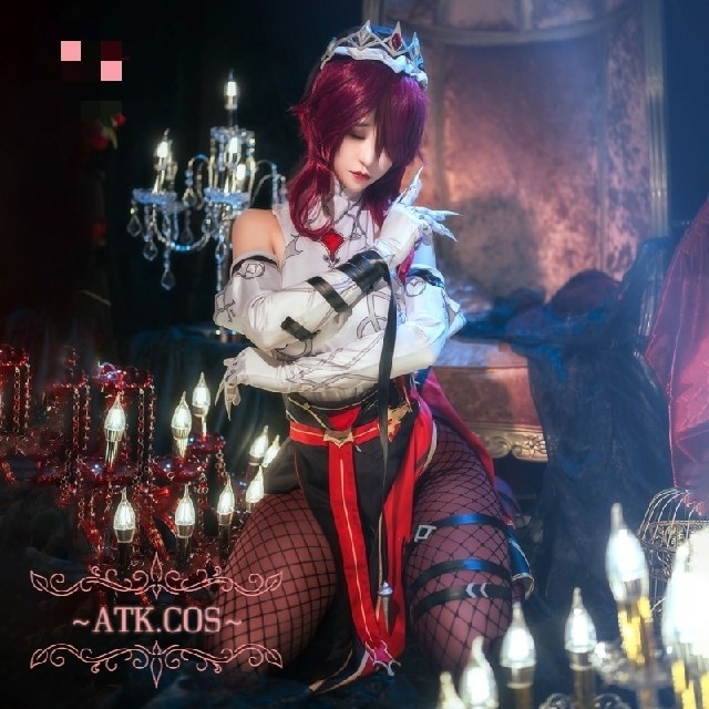 S⑥4 原神 ロサリア コスプレ 槍 武器 模様 ストキング 紫 靴 S⑥4 原神 ロサリア コスプレ 槍 武器 模様 ストキング 紫 靴