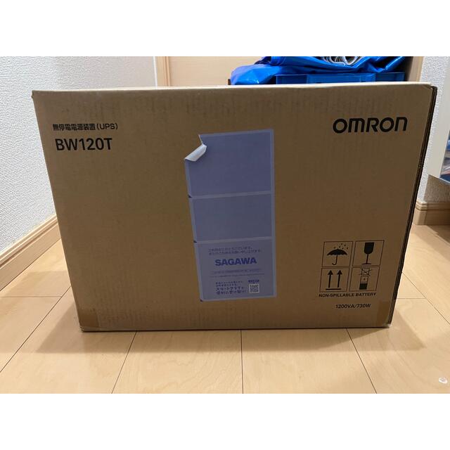 OMRON(オムロン)の【新品未使用】オムロン BW120T 無停電電源装置 スマホ/家電/カメラのPC/タブレット(PC周辺機器)の商品写真