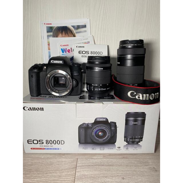 Canon - 【まさき】Canon EOS 8000D Wレンズキットwifi搭載