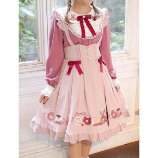 レッグウォーマーうさ耳ロリータ姫袖ワンピース amavel angelic pretty