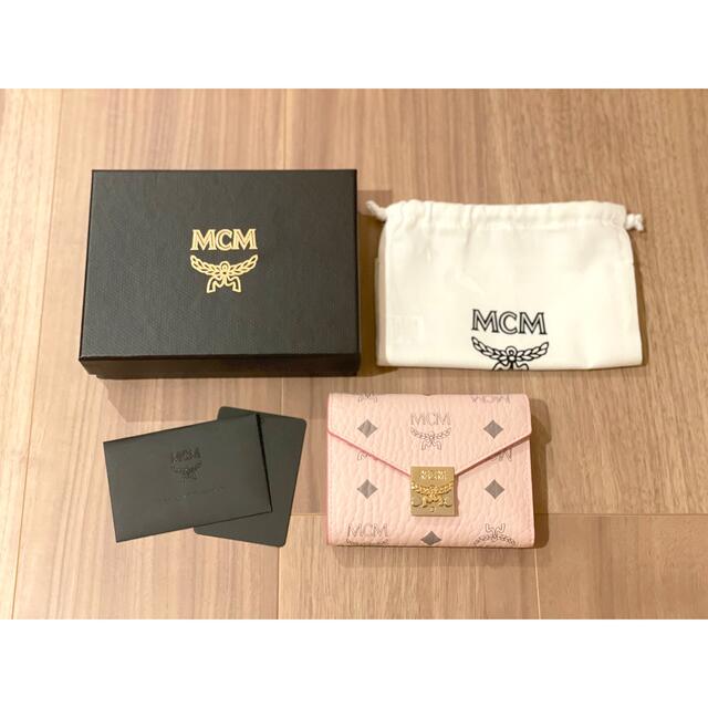 【タイムセール価格！】MCM 三つ折り ヴィセトス ウォレットレディース