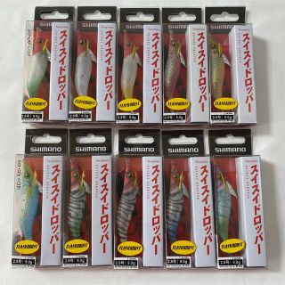 シマノ(SHIMANO)の新品 シマノ スイスイドロッパー フラッシュブースト 2.5号 10本セット(ルアー用品)