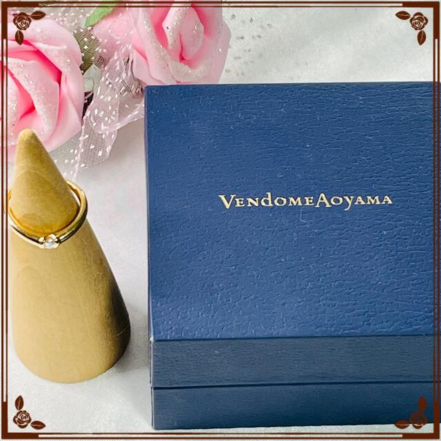 Vendome Aoyama(ヴァンドームアオヤマ)の人気商品　VENDOME Aoyama  K18 ダイヤ　7号リング レディースのアクセサリー(リング(指輪))の商品写真