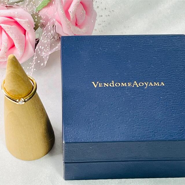 Vendome Aoyama(ヴァンドームアオヤマ)の人気商品　VENDOME Aoyama  K18 ダイヤ　7号リング レディースのアクセサリー(リング(指輪))の商品写真