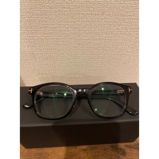 トムフォード(TOM FORD)のTOM FORD メガネ ブラック 黒縁　トムフォード　伊達メガネ(サングラス/メガネ)