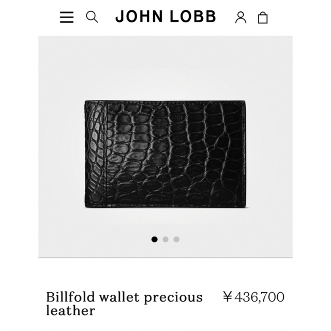 JOHN LOBB BILLFOLD WALLET