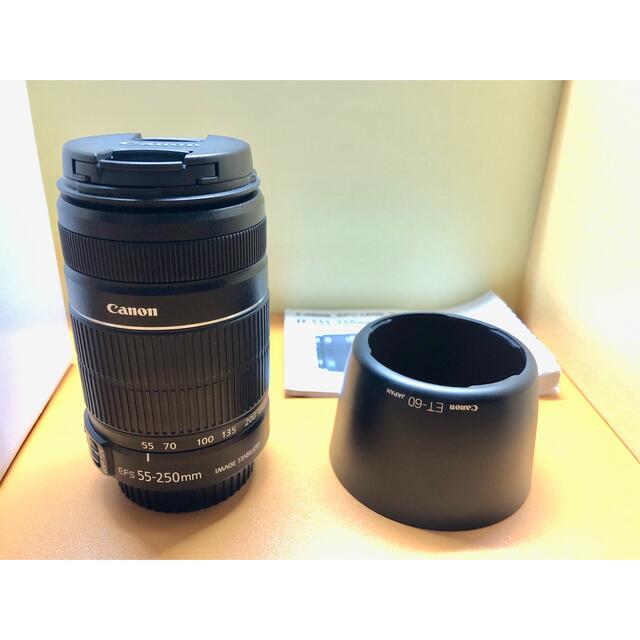 Canon(キヤノン)のキヤノン canon EF-S55-250mm F4-5.6 IS II スマホ/家電/カメラのカメラ(レンズ(ズーム))の商品写真