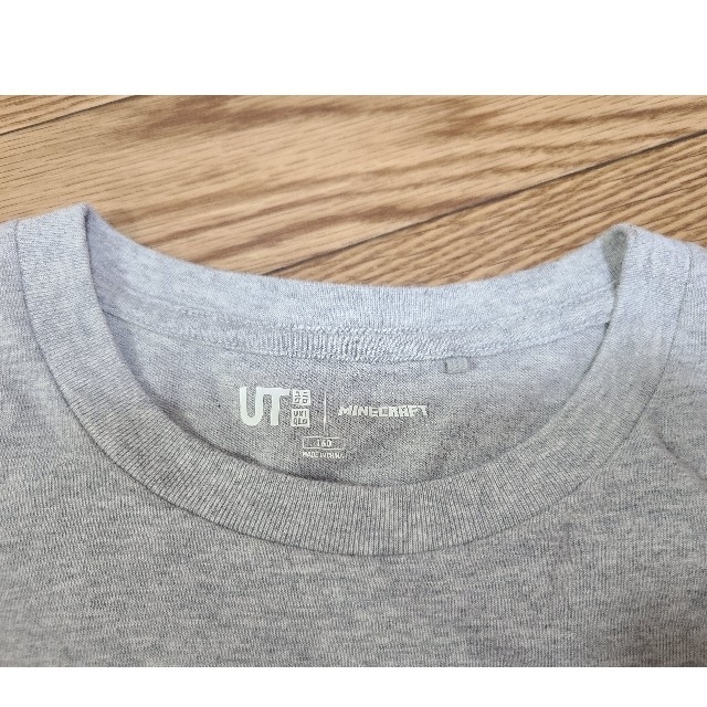 UNIQLO(ユニクロ)のユニクロ　マインクラフトTシャツ160 キッズ/ベビー/マタニティのキッズ服男の子用(90cm~)(Tシャツ/カットソー)の商品写真