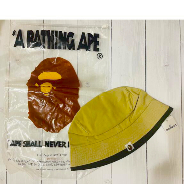 A BATHING APE ハット ベージュ×カーキ www.demarestfarms.com