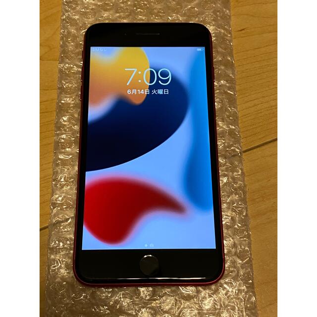 【値下げ！】iPhone8plus 64GB レッド SIMロック解除済 美品