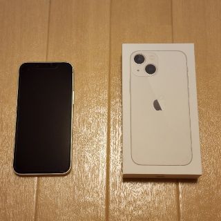 アイフォーン(iPhone)のApple iPhone 13 mini 128GB スターライト SIMフリー(スマートフォン本体)