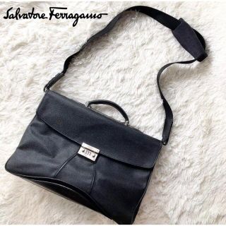 サルヴァトーレフェラガモ(Salvatore Ferragamo)のフェラガモ 2WAY ダイヤルロック式 メンズ レザー ビジネスバッグ(ビジネスバッグ)